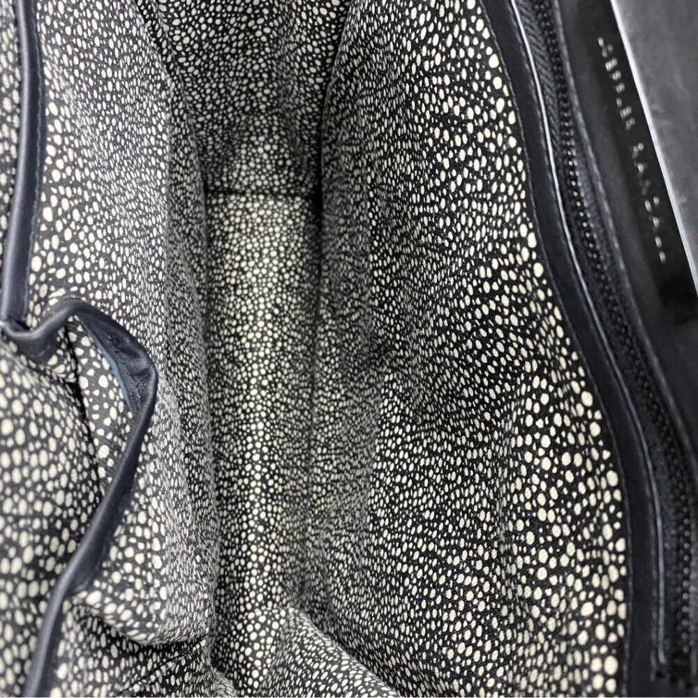 LOEFFLER RANDALL Junior Work Tote Embossed Snake Leather Bag - Picture 9 of 12